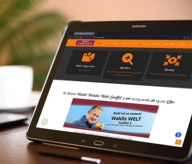 Waldis Eifel Antik Website Werbeagentur MindFlash MEDIADESIGN - Bild