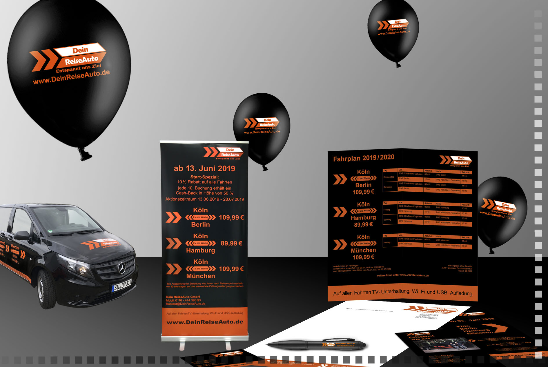 Corporate Design Konzeptionierung für Dein Reise Auto GmbH - Bild